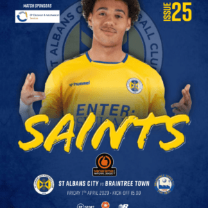 ST ALBANS 22-23 ISSUE 25 - BRAINTREE TOWN