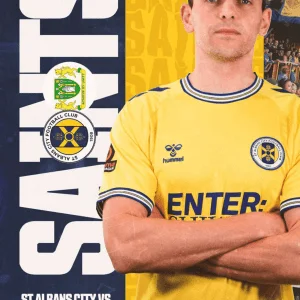 ST ALBANS CITY FC 23-24 ISSUE 16 YEOVIL TOWN FRONT COVER
